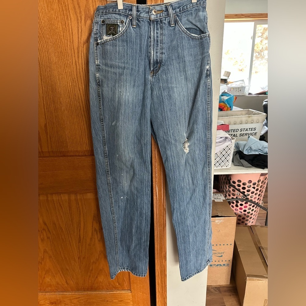 Cinch Men's Classic Blue Denim Straight Jeans